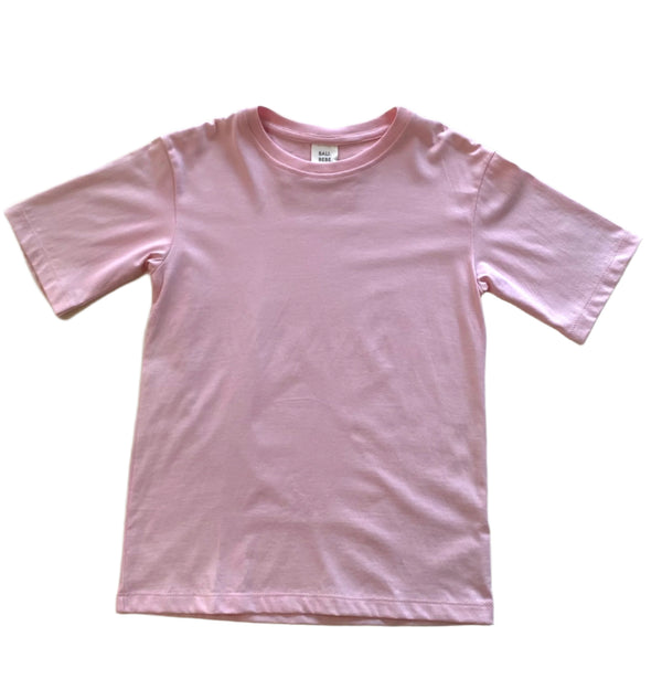 Cotton T-Shirt in Candy Pink